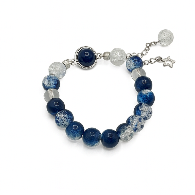 Blue Pearl Bracelet