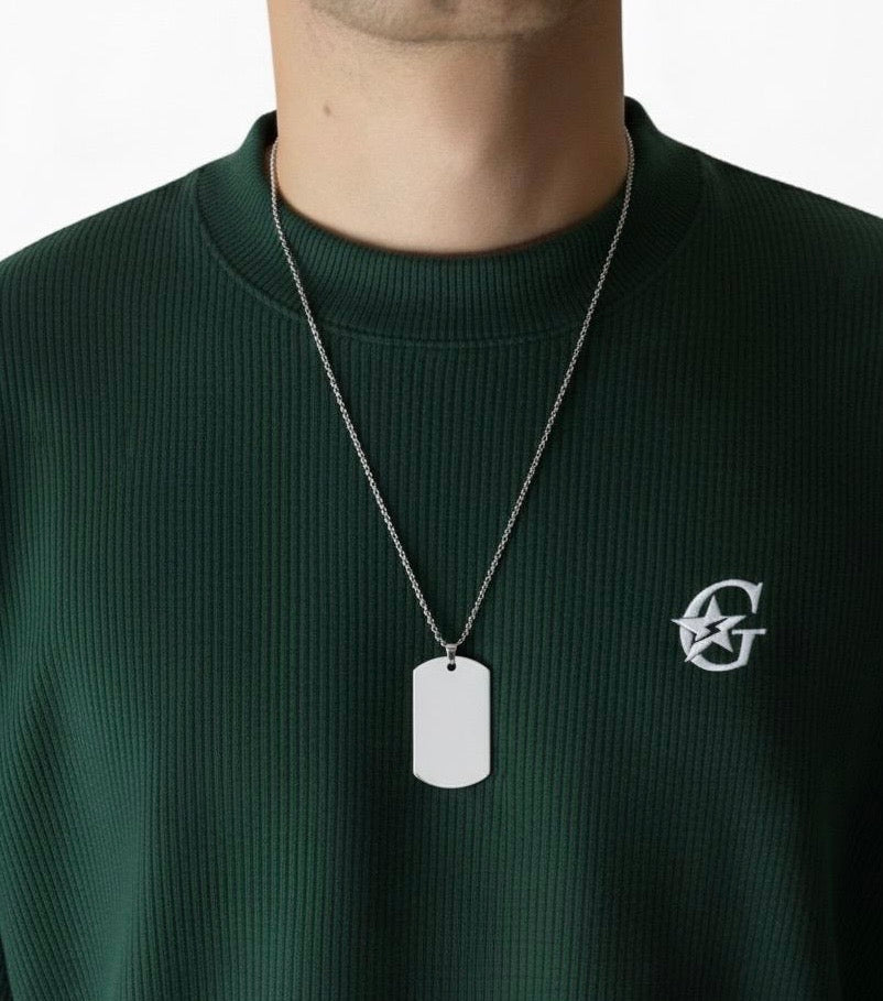 SteelTag mit Gravur aus Edelstahl