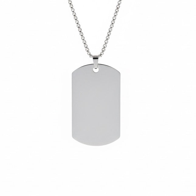 SteelTag mit Gravur aus Edelstahl