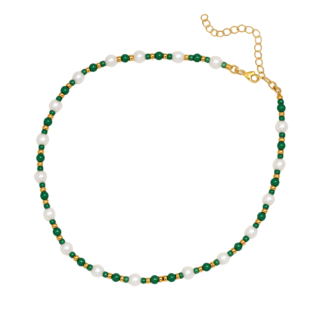 Emerald Pearl Chain